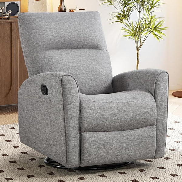 Swivel Rocker Recliner – Grey