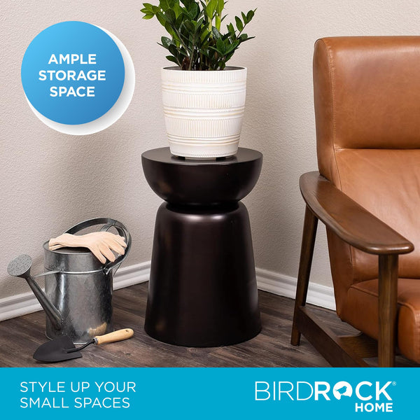 Metal Decorative Garden Stool & Outdoor Accent Side Table