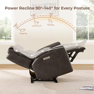Power Zero Gravity Recliner Chair with USB & Type-C Charging