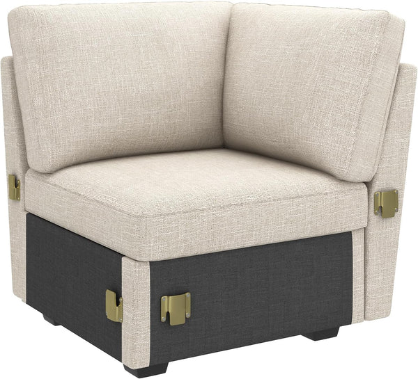 Modular Sectional Sleeper Sofa with Pull-Out Bed