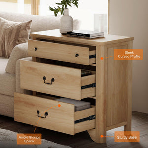 3-Drawer Farmhouse Dresser – Oak
