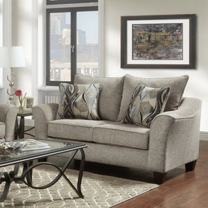 Fabric Sofa and Loveseat Set – Upholstered Living Room Seating