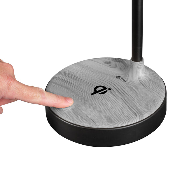 Wireless Charging LED Table Lamp with Flexible Neck