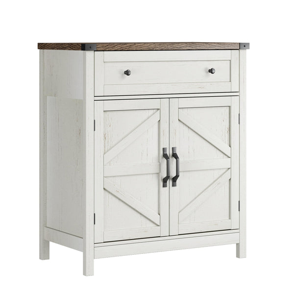 Farmhouse Buffet Sideboard Cabinet with Drawer