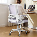 Ergonomic Mesh Office Chair with Adjustable Lumbar Support & Flip-Up Armrests