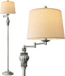 Vintage Floor Lamp with 350° Adjustable Swing Arm