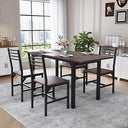 Extendable Dining Table Set with 4 Chairs for 4–6 People