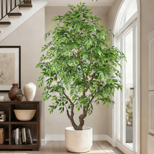 Large Artificial Ficus Tree with Realistic Leaves