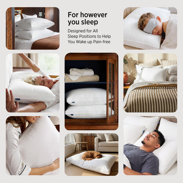 Hotel Quality Bed Pillows Set of 2