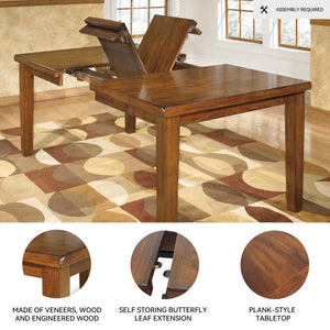 Extendable Dining Table with Butterfly Leaf