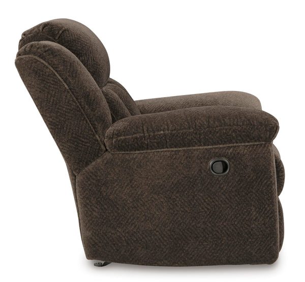 Manual Rocker Recliner with Pillow-Top Arms