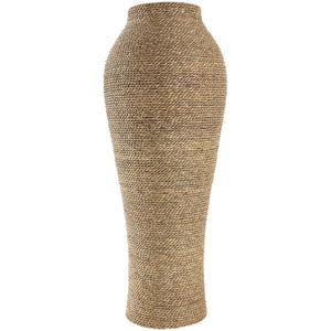 Seagrass Handmade Decorative Vase – Tall Wrapped Centerpiece
