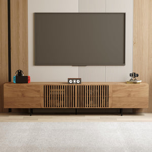 94.48" Mid-Century Modern TV Stand with Storage