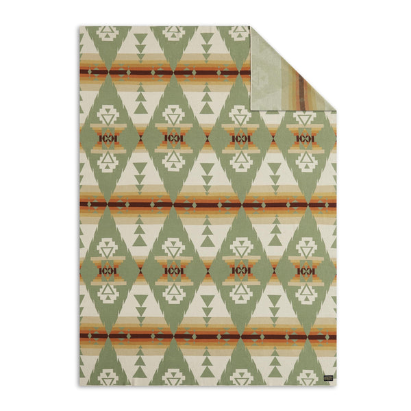 Cotton Throw Blanket – Sage Green, 50" x 70"