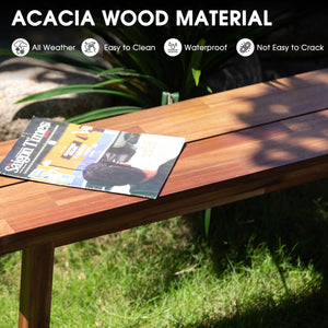 Acacia Wood Bench