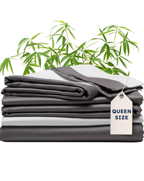 Bamboo Viscose Sheets & Duvet Cover Set – Cooling Bedding, 6-Piece