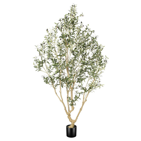 Artificial Olive Tree with Lifelike Fruits