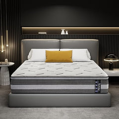 14 Inch Hybrid Mattress – Euro Top, Memory Foam & Pocketed Springs