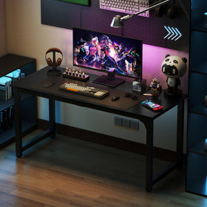 63-Inch Large Office Computer Desk with Steel Frame