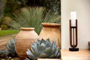 Brushed Bronze Accent Table Lamp