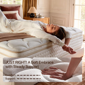 12-Inch King Hybrid Mattress – Medium Firm
