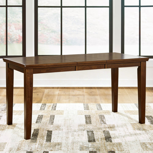Counter Height Dining Extension Table, Dark Brown