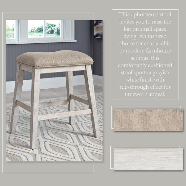 Counter Height Upholstered Barstool Set of 2