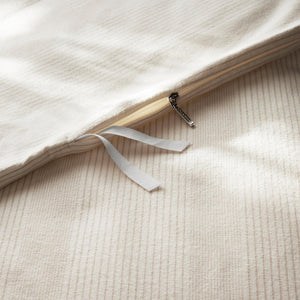 Organic Cotton Flannel Duvet Cover Set with Shams