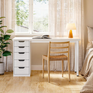 47-Inch Computer Desk with 5 Drawers
