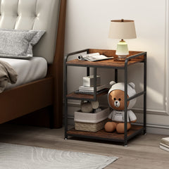 Large Printer Stand with Wheels & Storage