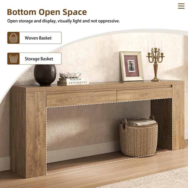Extra Long Console Table with 2 Drawers