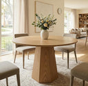 Round Pedestal Dining Table