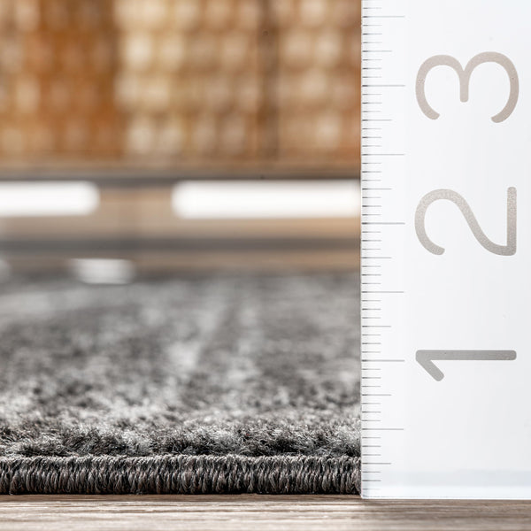 12x15 Abstract Area Rug – Polypropylene, Non-Slip, Stain Resistant