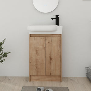 23-Inch Freestanding Bathroom Vanity with Ceramic Sink