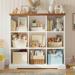 9-Cube Storage Organizer Bookshelf
