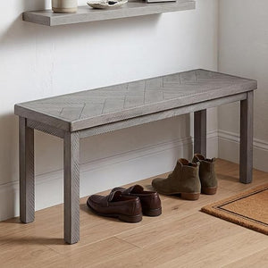 Upholstered Storage Bench with Wood Legs – 48" Entryway & Bedroom Ottoman