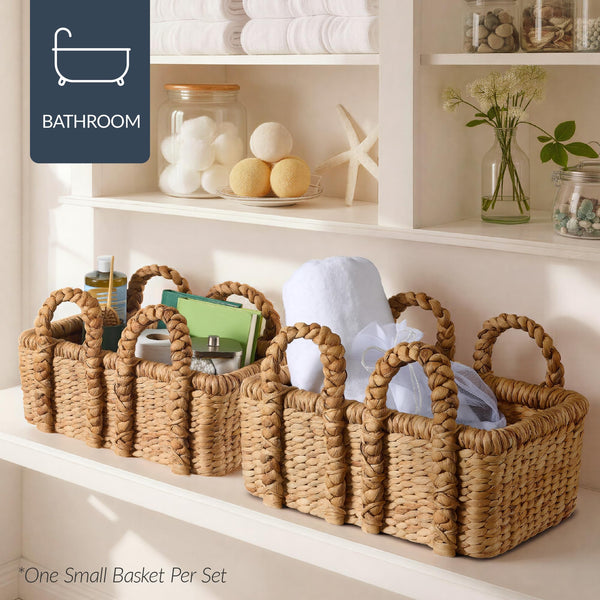 3-Piece Woven Storage Basket Set