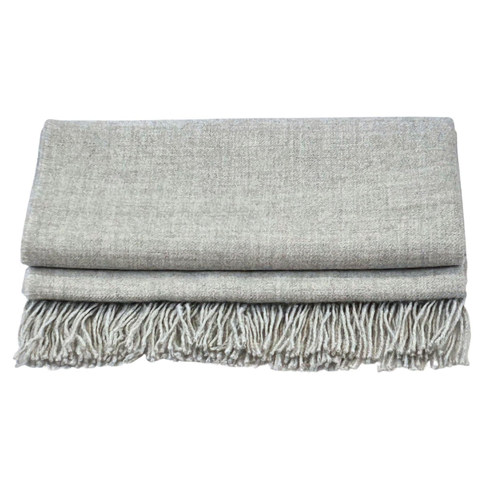 Baby Alpaca Throw Blanket – Soft Lightweight Handwoven Wrap for Couch or Bed