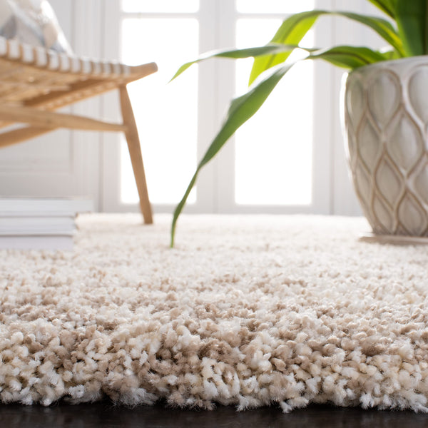 Shag Area Rug 5'3" x 7'6" – Moroccan Tile, Non-Shedding, 2-Inch Pile