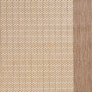 Indoor Outdoor Checkered Flatweave Area Rug 5'3" x 7'6"