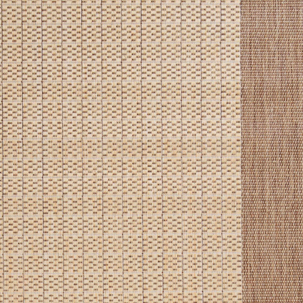 Indoor Outdoor Checkered Flatweave Area Rug 5'3" x 7'6"