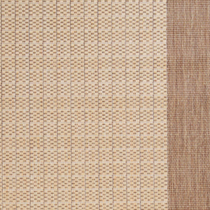 Indoor Outdoor Checkered Flatweave Area Rug 5'3" x 7'6"