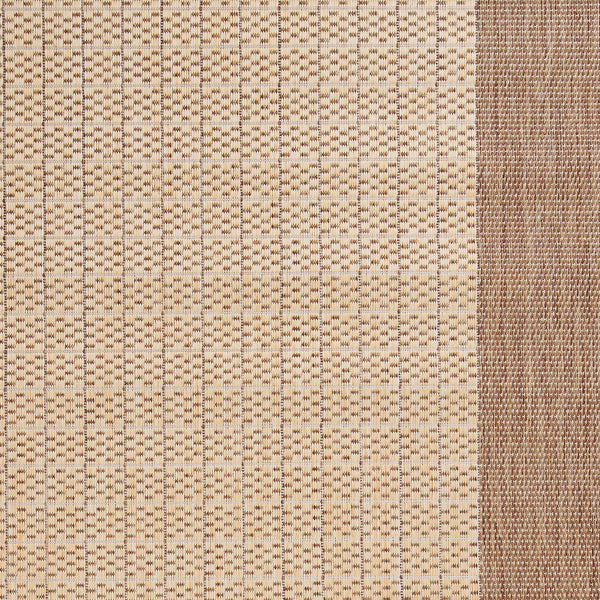 Indoor Outdoor Checkered Flatweave Area Rug 5'3" x 7'6"