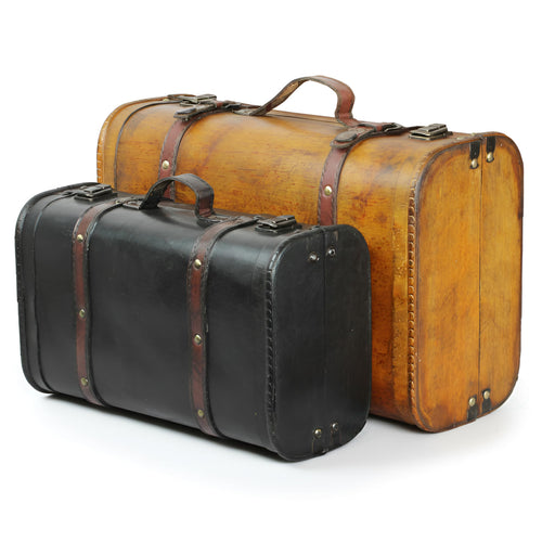 Vintage Keepsake Trunk & Suitcase Set