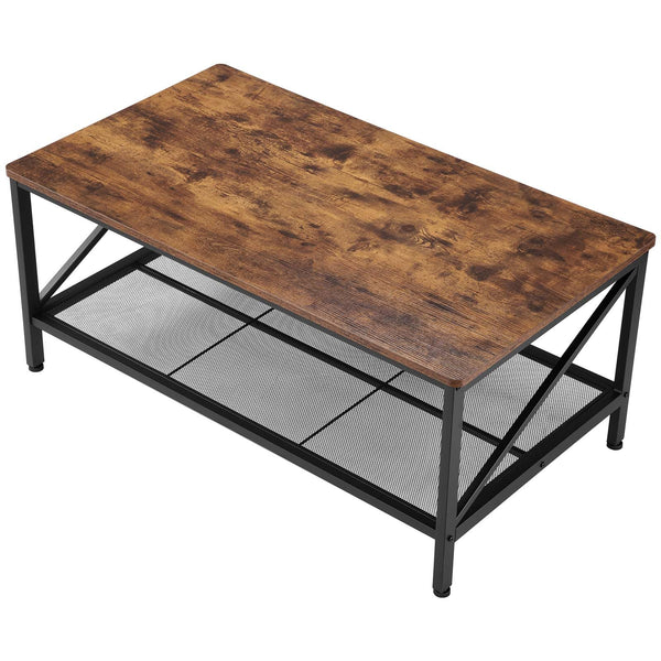 3-Piece Industrial Coffee & End Table Set