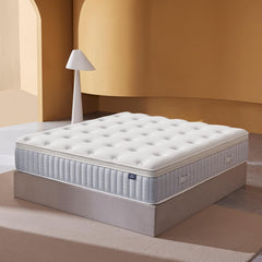 King Size Hybrid Mattress 12 Inch – Memory Foam, Zoned Coils, Edge Support