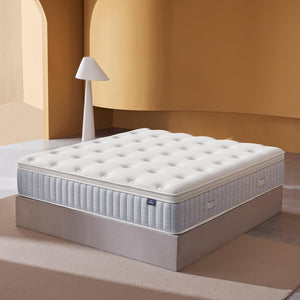 King Size Hybrid Mattress 12 Inch – Memory Foam, Zoned Coils, Edge Support