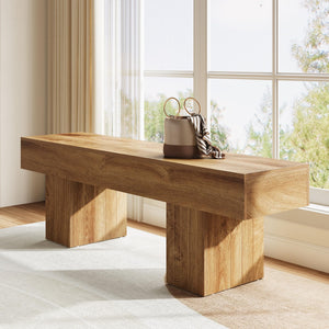 55" Farmhouse Entryway Bench