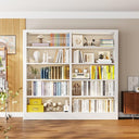 5-Tier Metal Bookcase with Adjustable Shelves