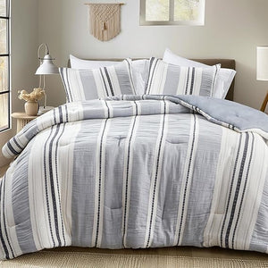 Cotton Comforter Set with Pillow Shams
